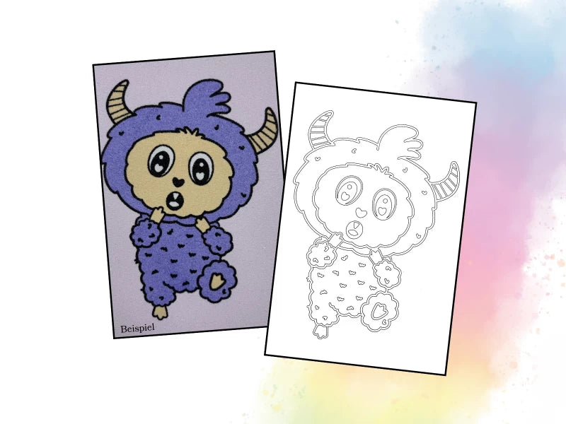 Monster mit Hörnern