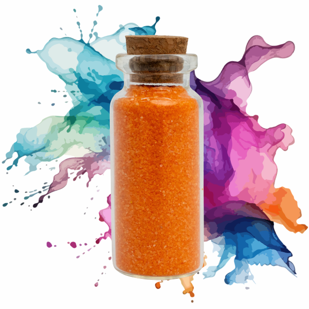 Sandfarbe Orange