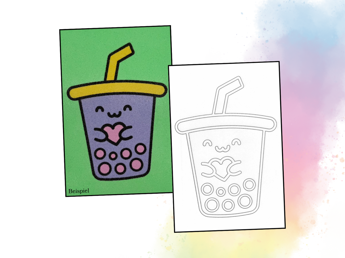 Sandbild Bubble Tea