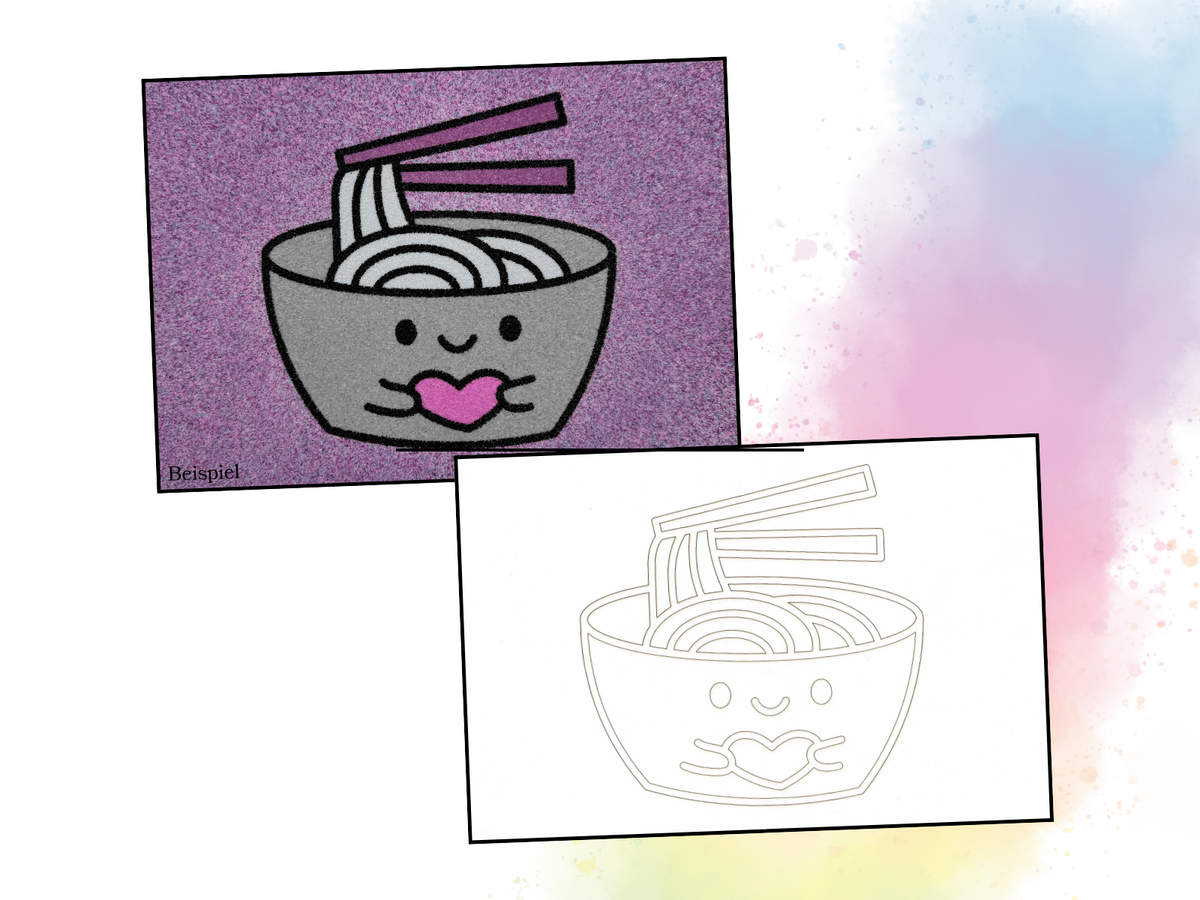 Sandbild Happy Ramen