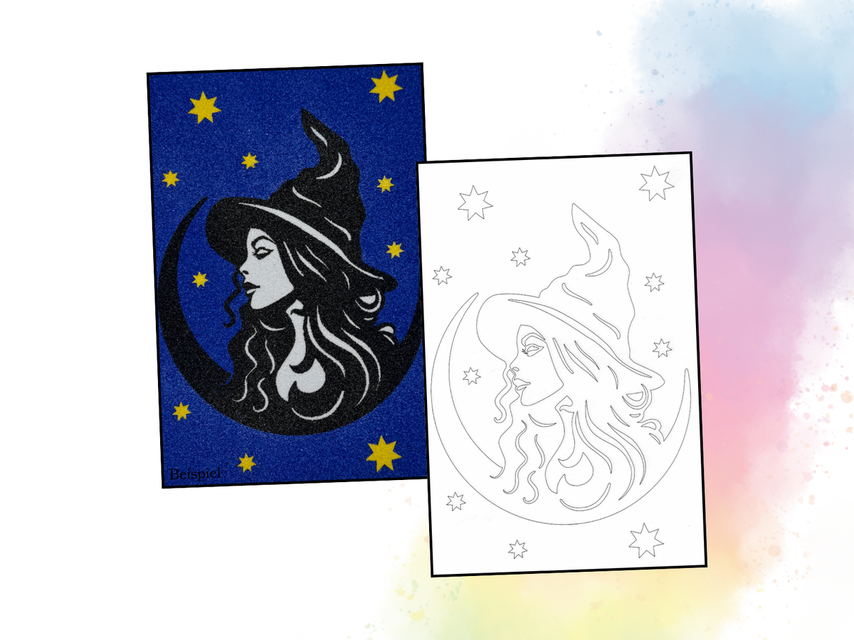 Sandbild Witch