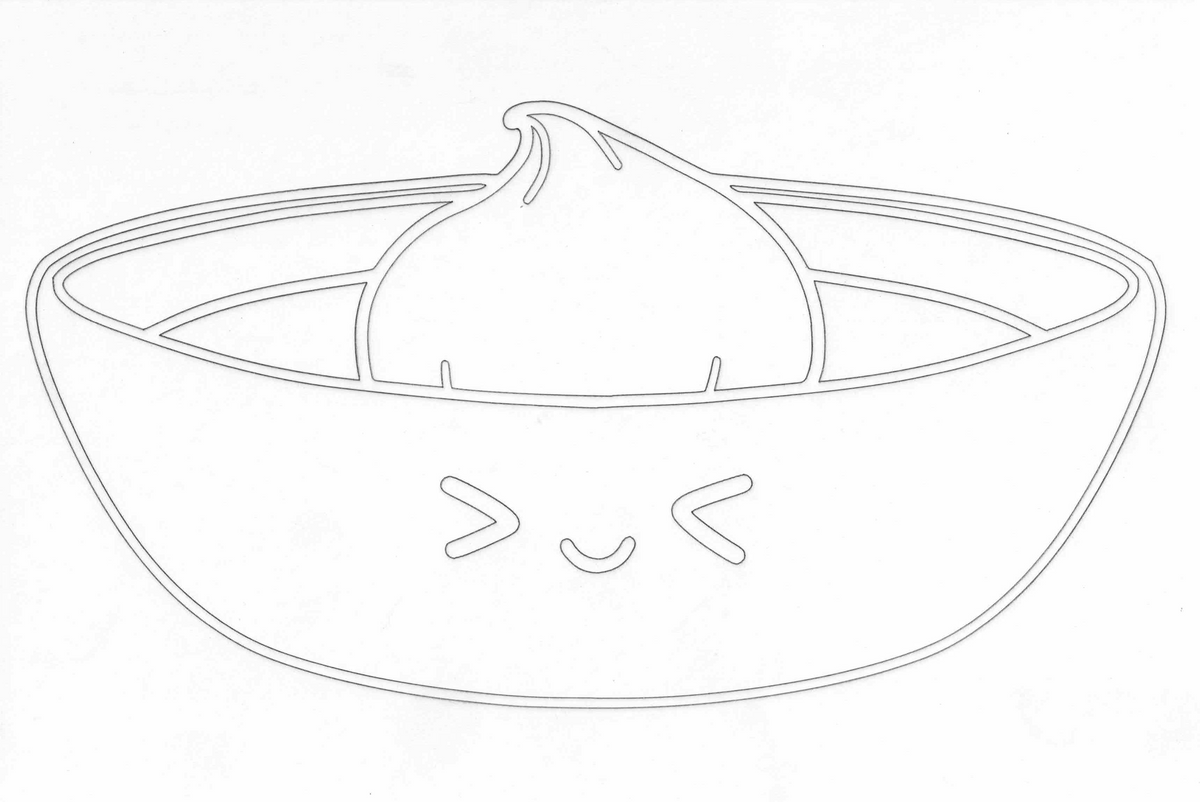 Sandbild Dumplingsuppe