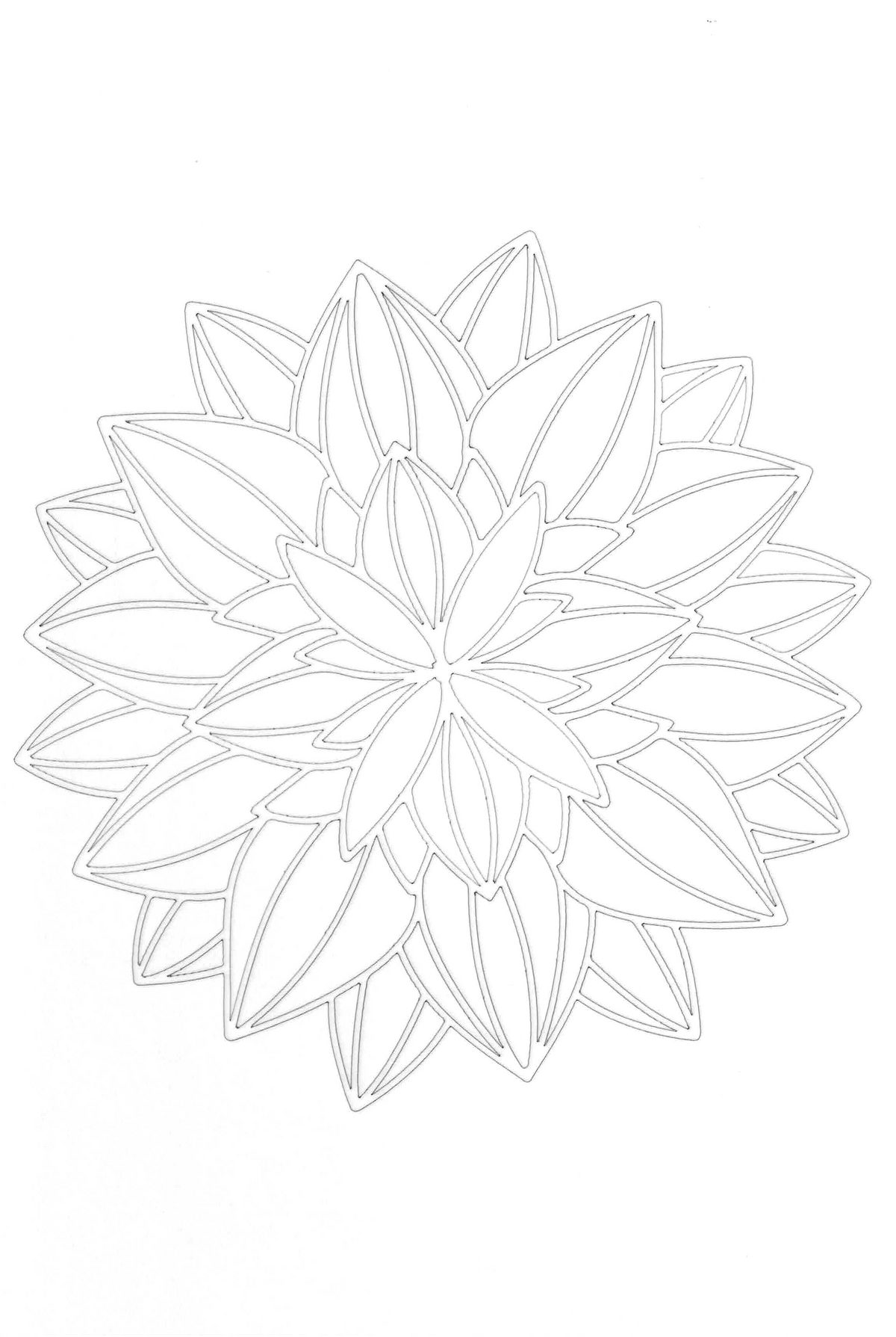 Sandbild Blume