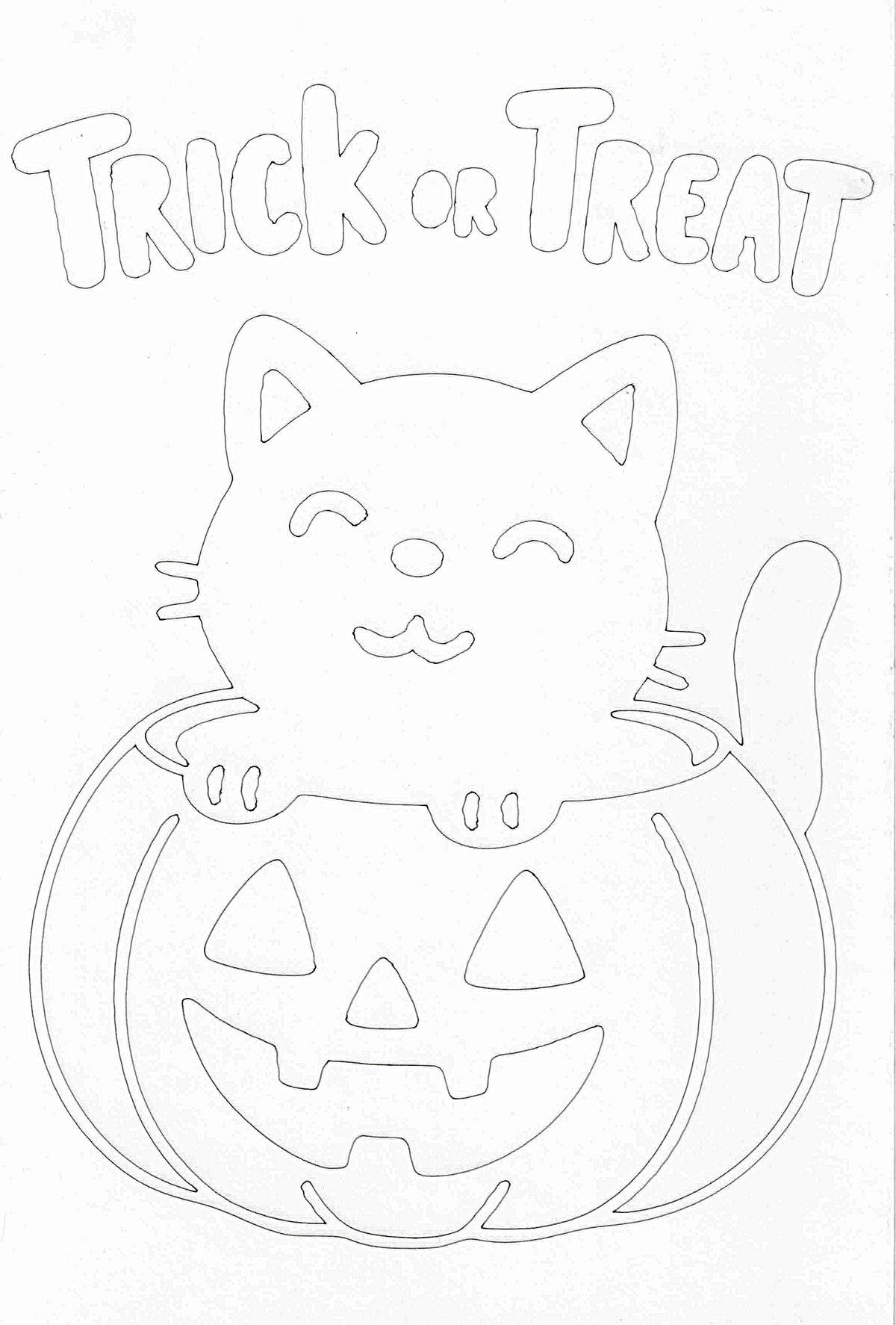 Sandbild Trick or Treat