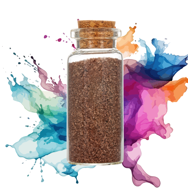 Sandfarbe Braun