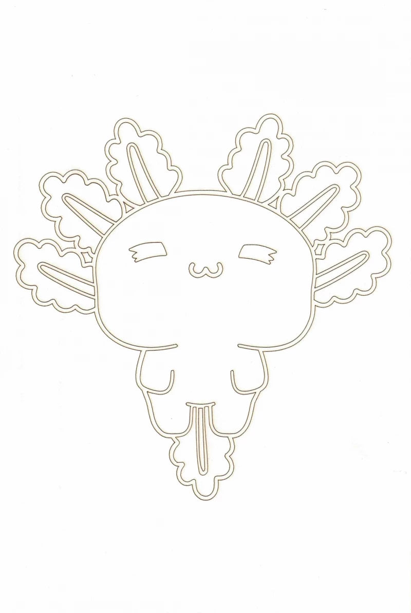 Schwimmender Axolotl