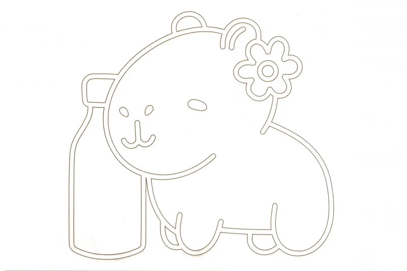 Capybara Blümchen