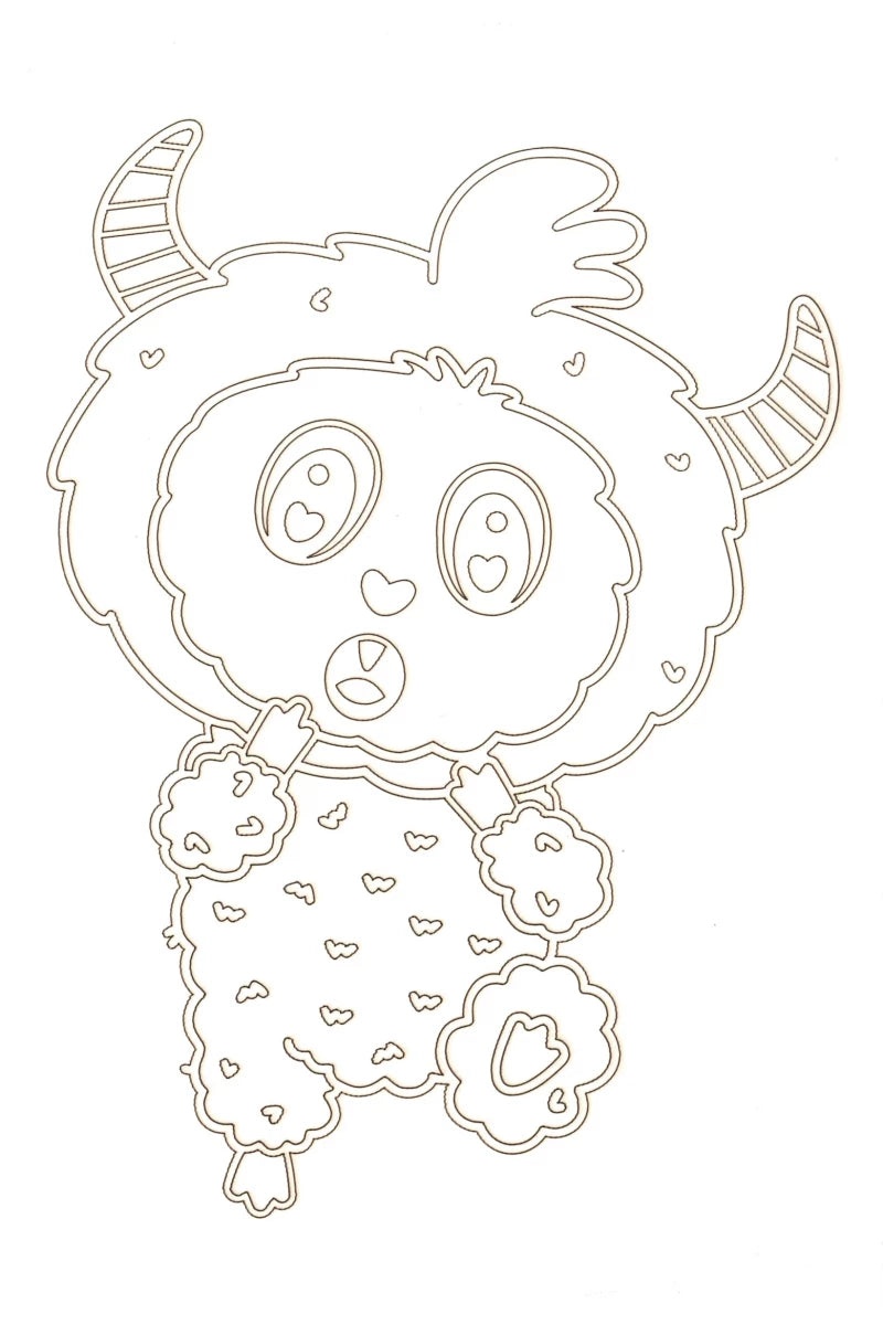 Monster mit Hörnern