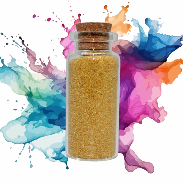 Sandfarbe Gold