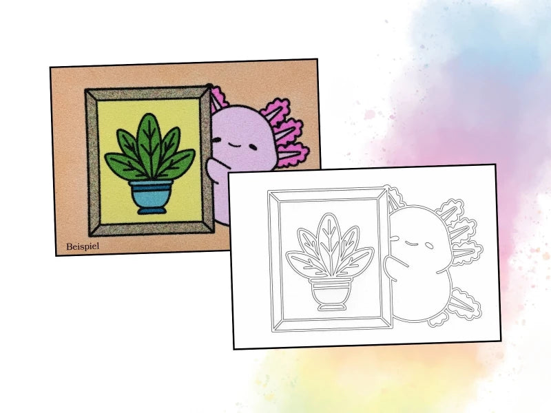 Künstler Axolotl
