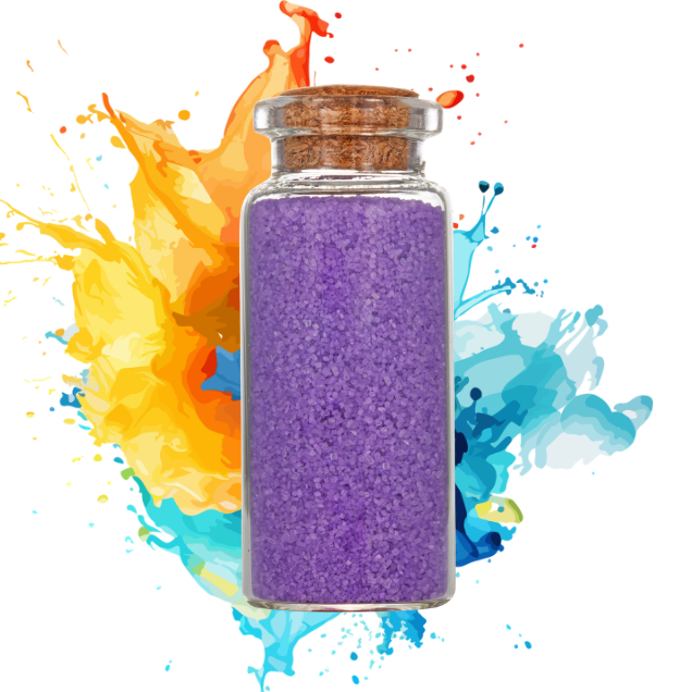 Sandfarbe Lavendel