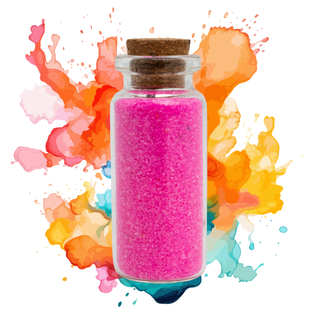 Sandfarbe Pink