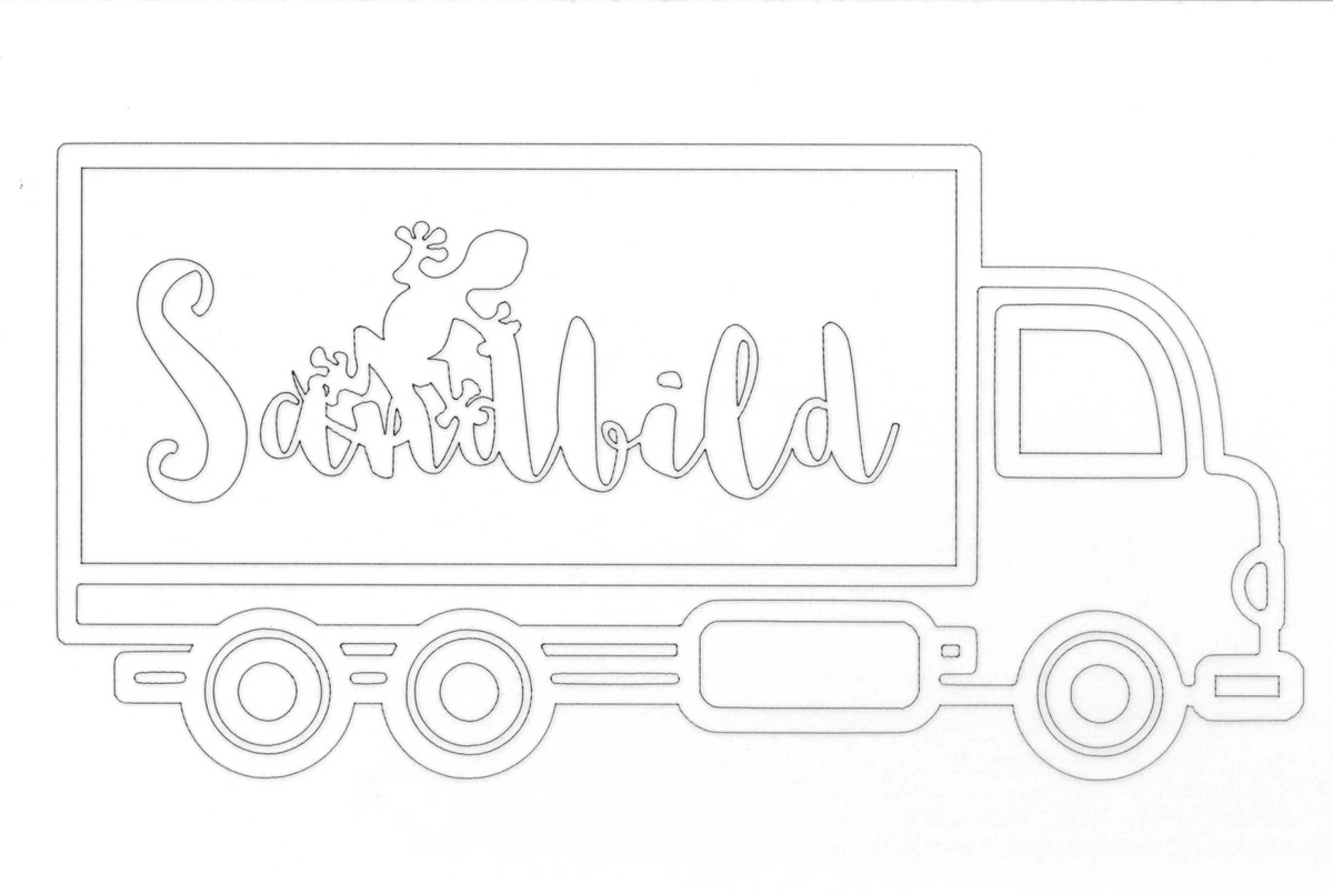 Sandbild LKW