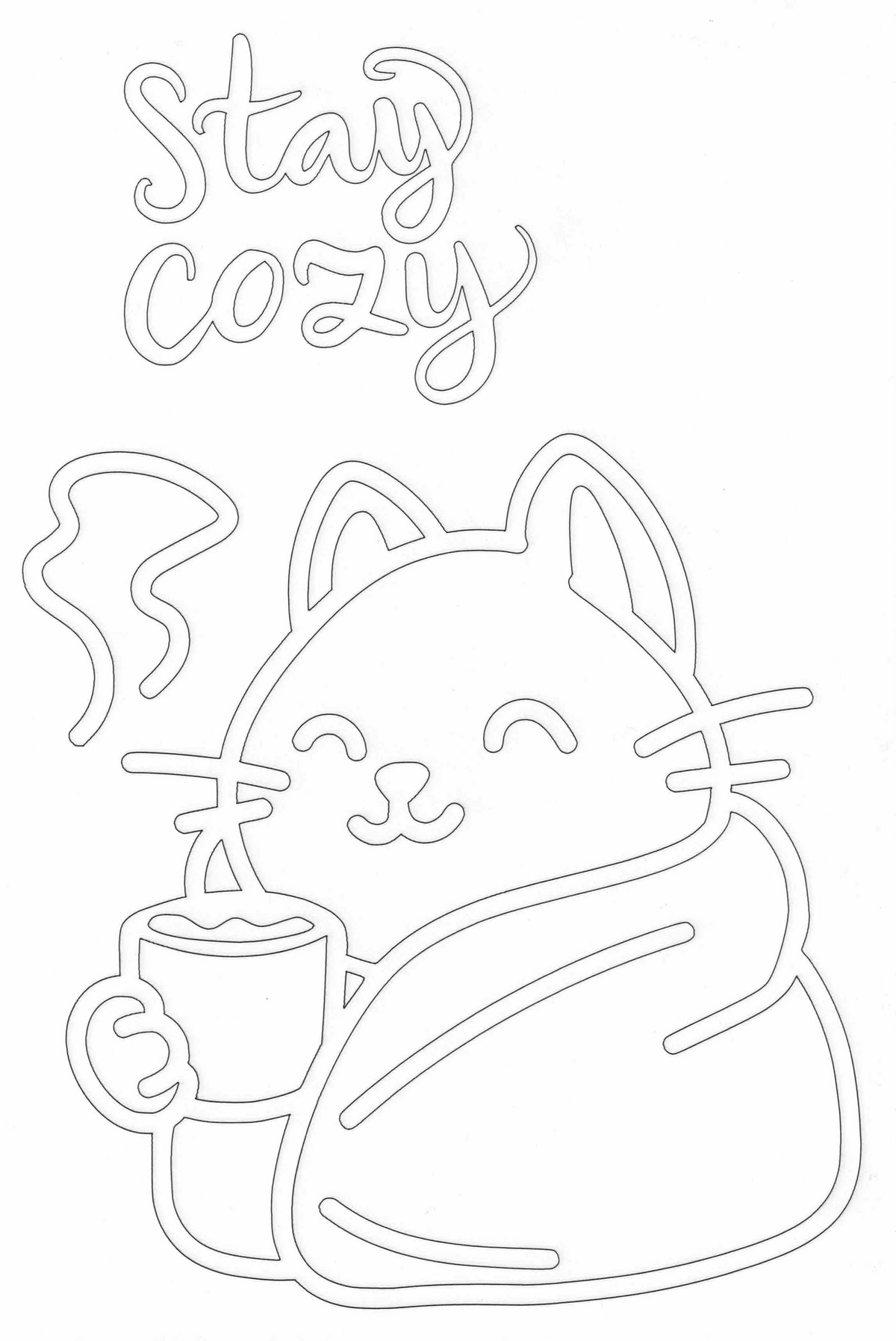 Sandbild Stay Cozy
