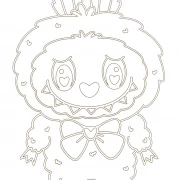 Monster mit Schleifchen