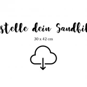 Personalisiertes Sandbild 30x42 cm