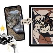 Personalisiertes Sandbild 40x50 cm